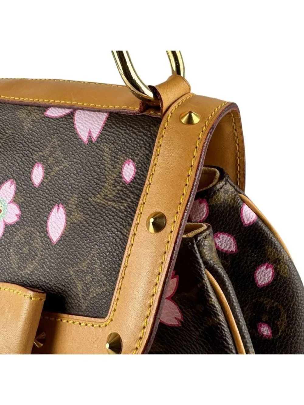 Louis Vuitton Handbag Monogram Cherry Blossom Sac Retro PM